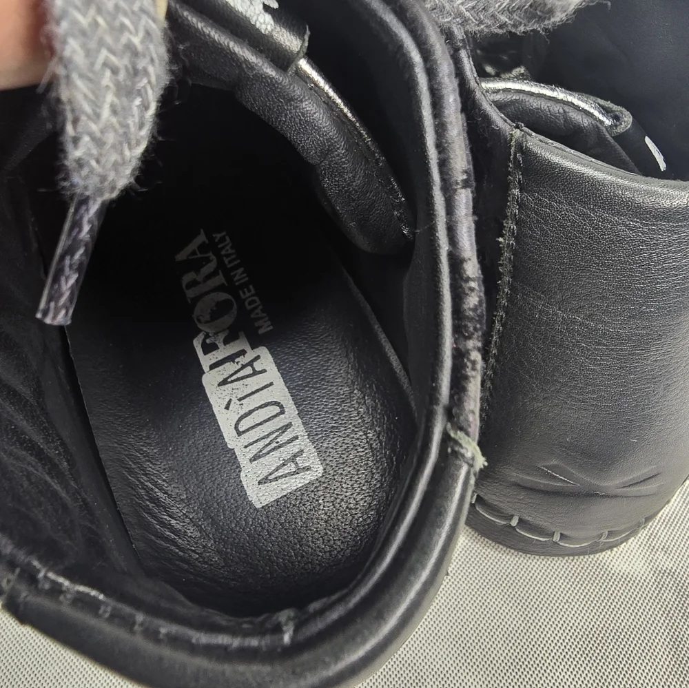 Andia Fora Leopard Sneakers Made In Italy Sz 38 - Picture 5 of 8